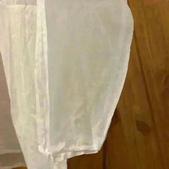 Kristense Du Nord Blouse/Coverup Size-3 Sheer Fabric In White NWT - Picture 4 of 9